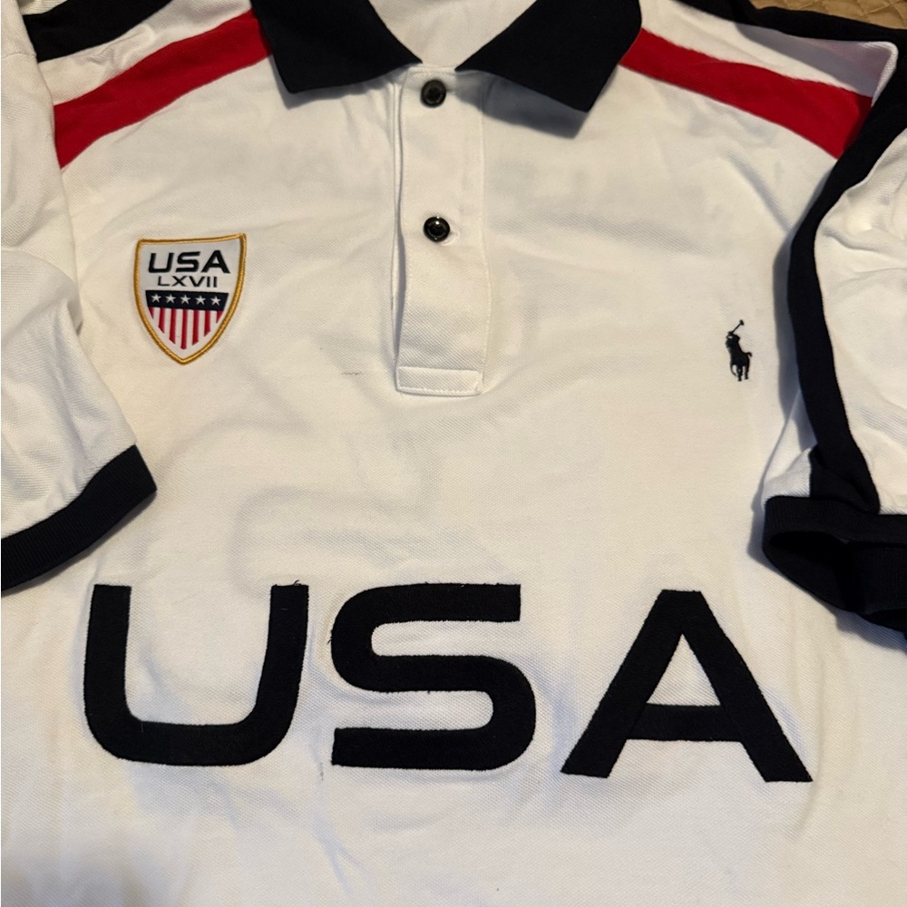Polo by Ralph Lauren Black and White Shirt (Worn a couple times) 2XB